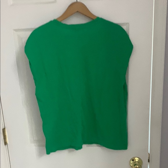 Zara Boxy Green Muscle Tee - Picture 3 of 5